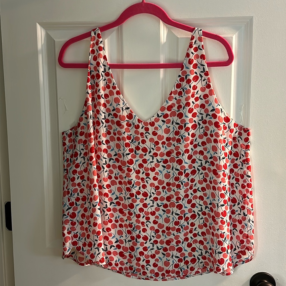 Loft Cherry Print Camisole